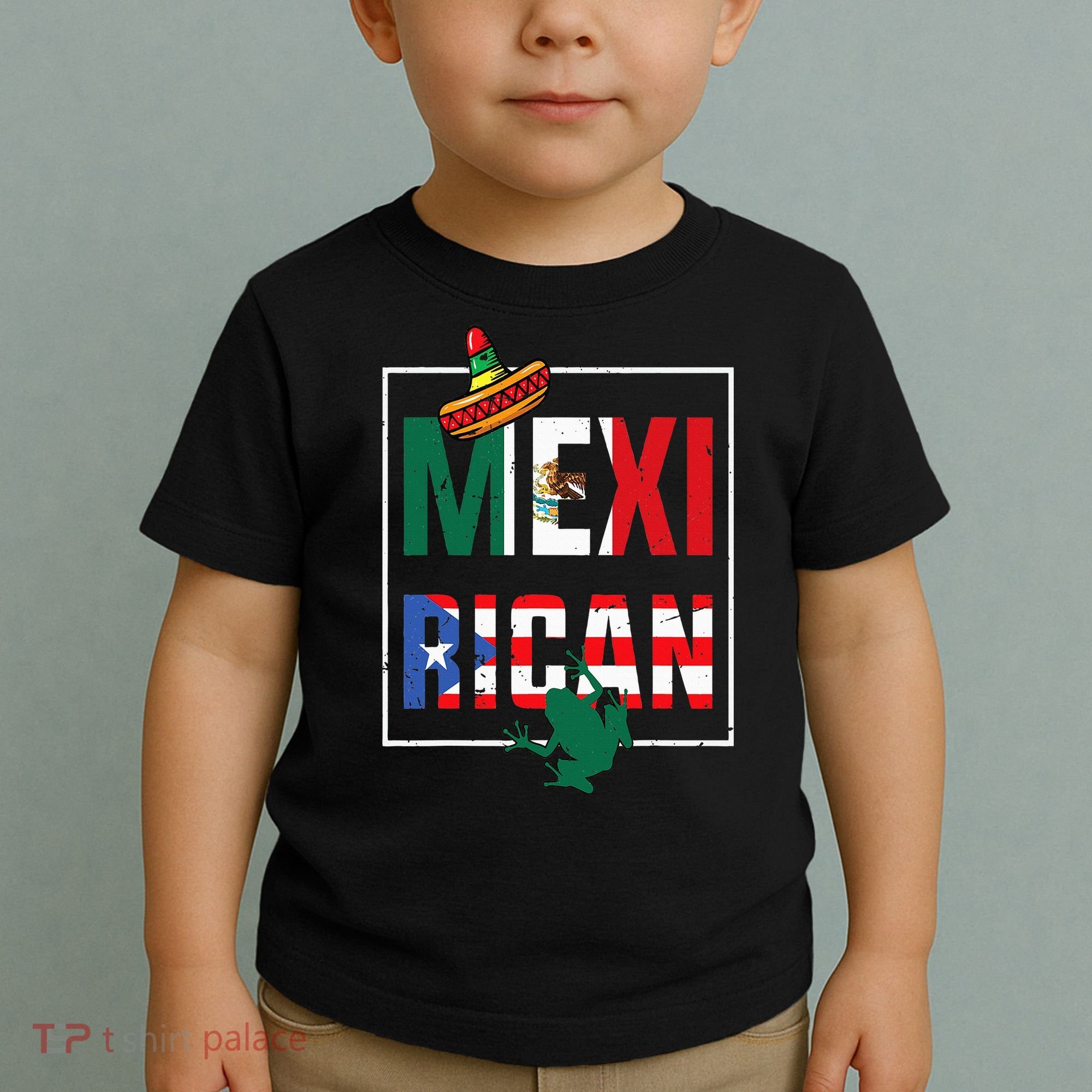 Puerto Rican Mexican Flag Mexirican Half Puerto rico Mexico Toddler T-Shirt