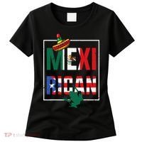 Puerto Rican Mexican Flag Mexirican Half Puerto rico Mexico Women's T-Shirt thumb 0