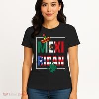 Puerto Rican Mexican Flag Mexirican Half Puerto rico Mexico Women's T-Shirt thumb 4
