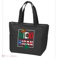 Puerto Rican Mexican Flag Mexirican Half Puerto rico Mexico Tote Bag thumb 3