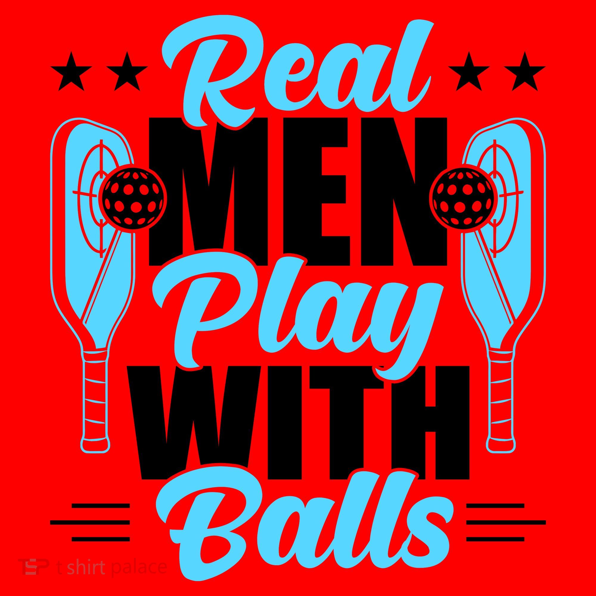 Pickleball Real Men Play With Pickle Balls Funny Humor Santa Hat