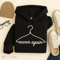 Pro Roe Never Again Wire Hanger Hoodie thumb 4