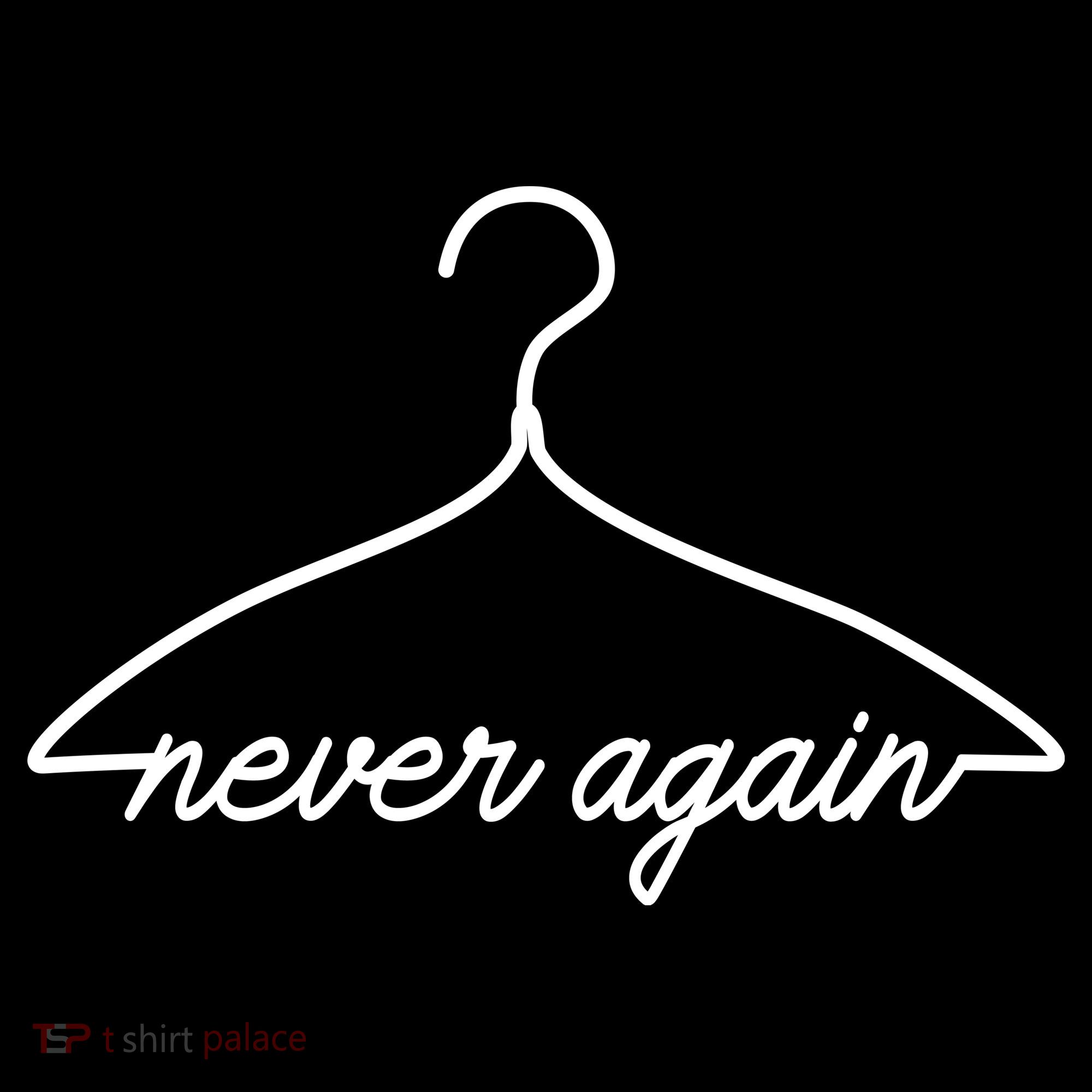 Pro Roe Never Again Wire Hanger Tank Top