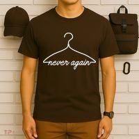 Pro Roe Never Again Wire Hanger T-Shirt thumb 6