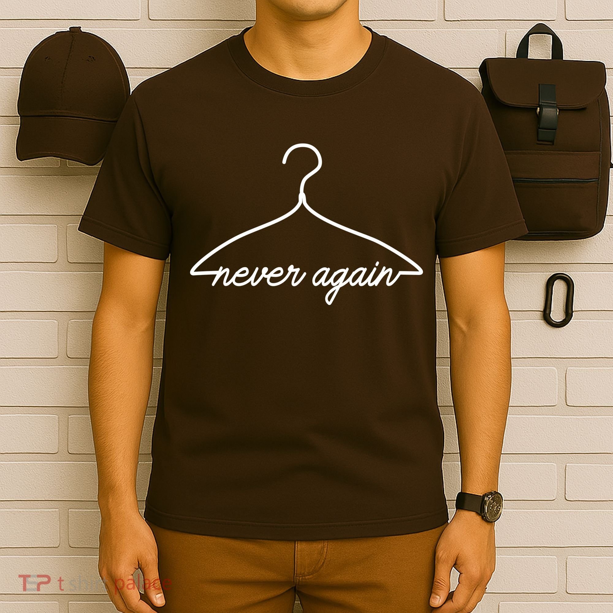 Pro Roe Never Again Wire Hanger T-Shirt