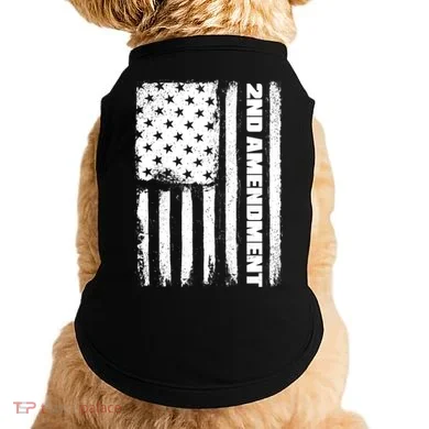 Pro 2nd Amendment American Flag Doggie Tank