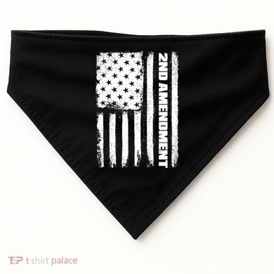 Pro 2nd Amendment American Flag USA-Made Doggie Bandana