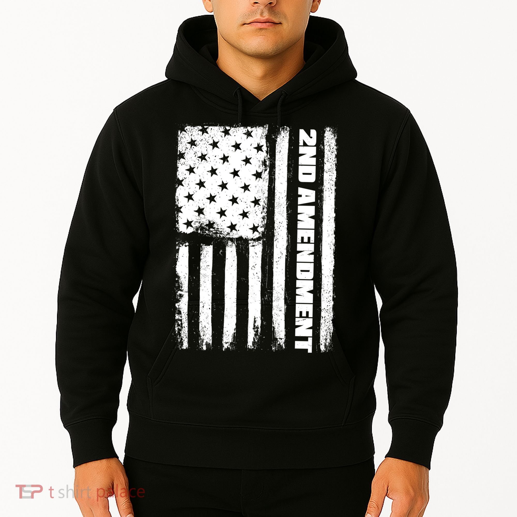 Pro 2nd Amendment American Flag Hoodie