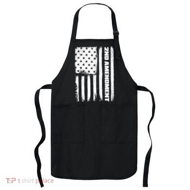 Pro 2nd Amendment American Flag Apron