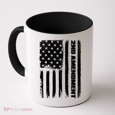 Pro 2nd Amendment American Flag Coffee Mug