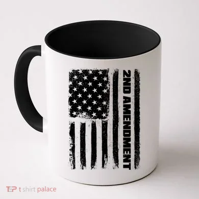 Pro 2nd Amendment American Flag Coffee Mug