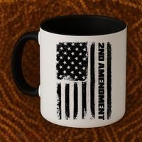 Pro 2nd Amendment American Flag Coffee Mug thumb 2