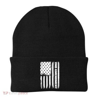 Pro 2nd Amendment American Flag Beanie