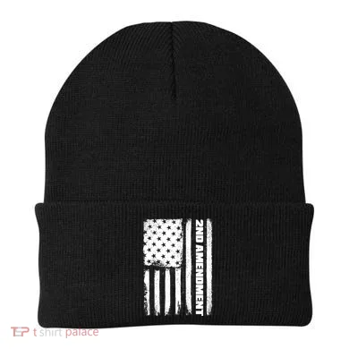 Pro 2nd Amendment American Flag Beanie