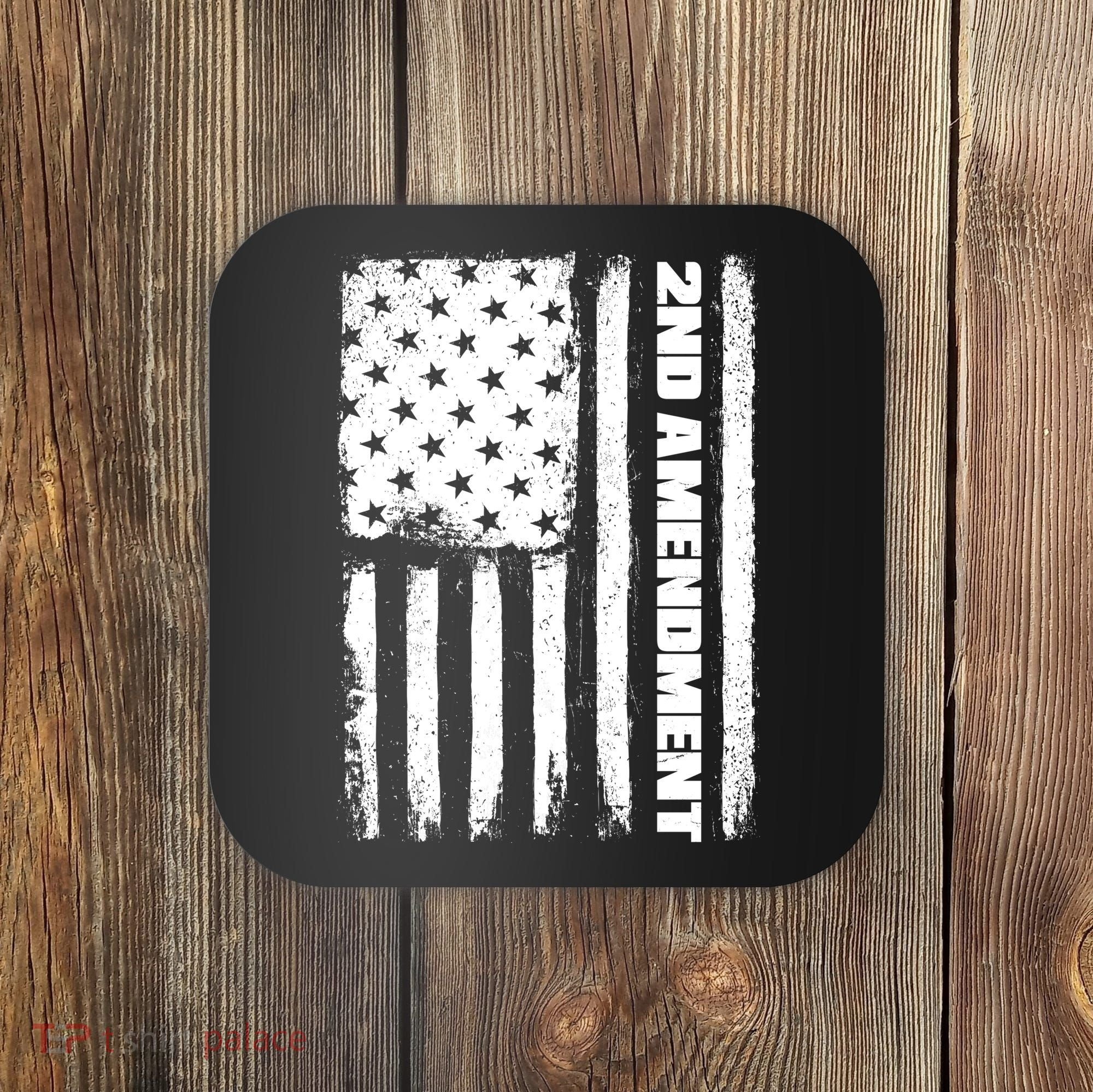 Pro 2nd Amendment American Flag Coaster