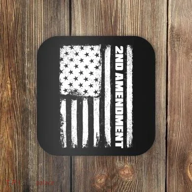 Pro 2nd Amendment American Flag Coaster