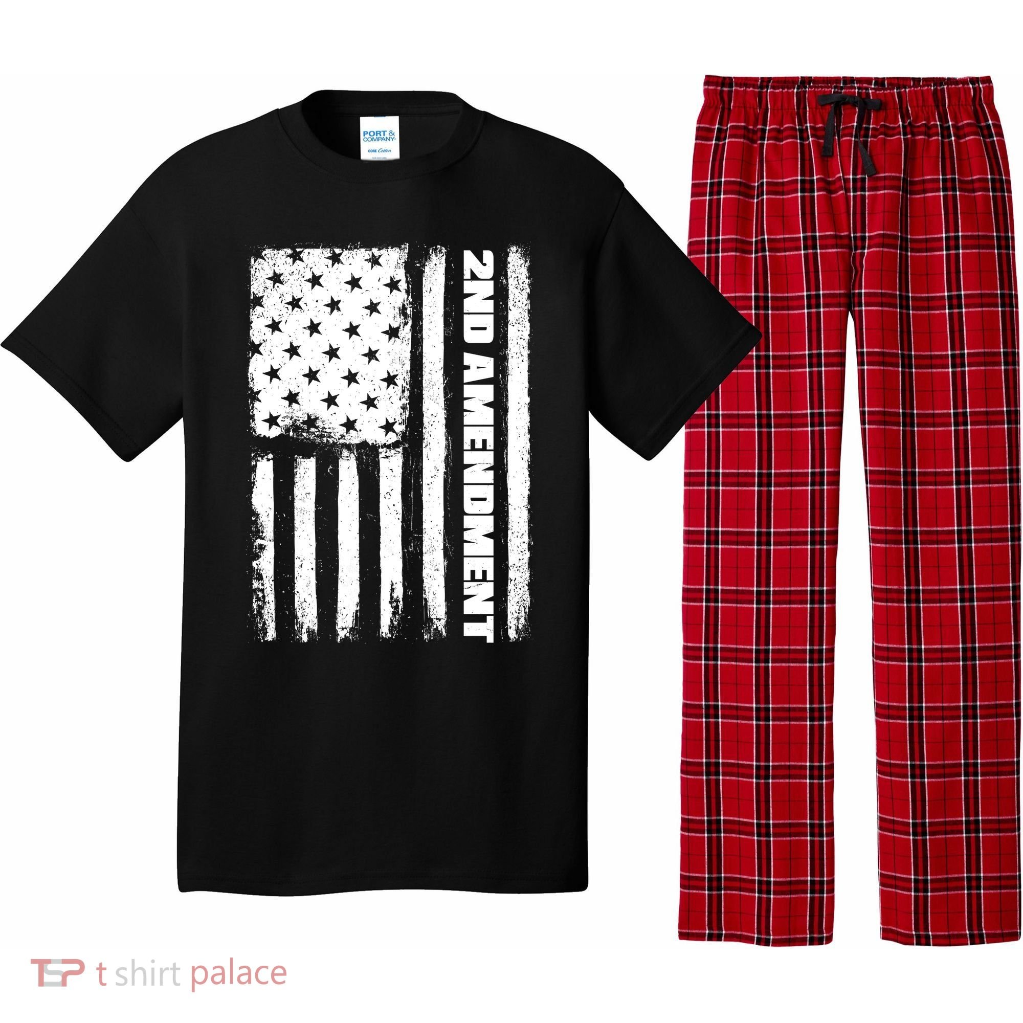 Pro 2nd Amendment American Flag Pajama Set