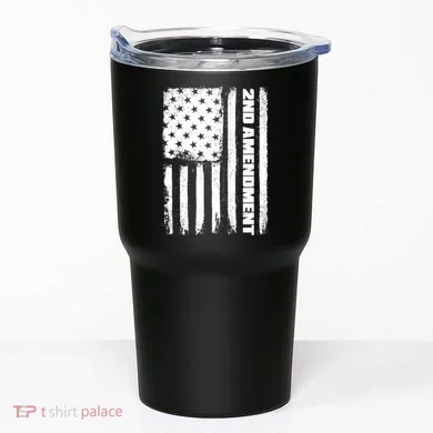 Pro 2nd Amendment American Flag Tumbler