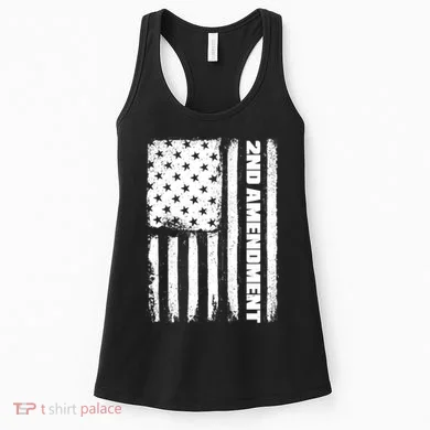 Pro 2nd Amendment American Flag Women's Tank Top