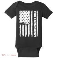 Pro 2nd Amendment American Flag Baby Bodysuit thumb 0