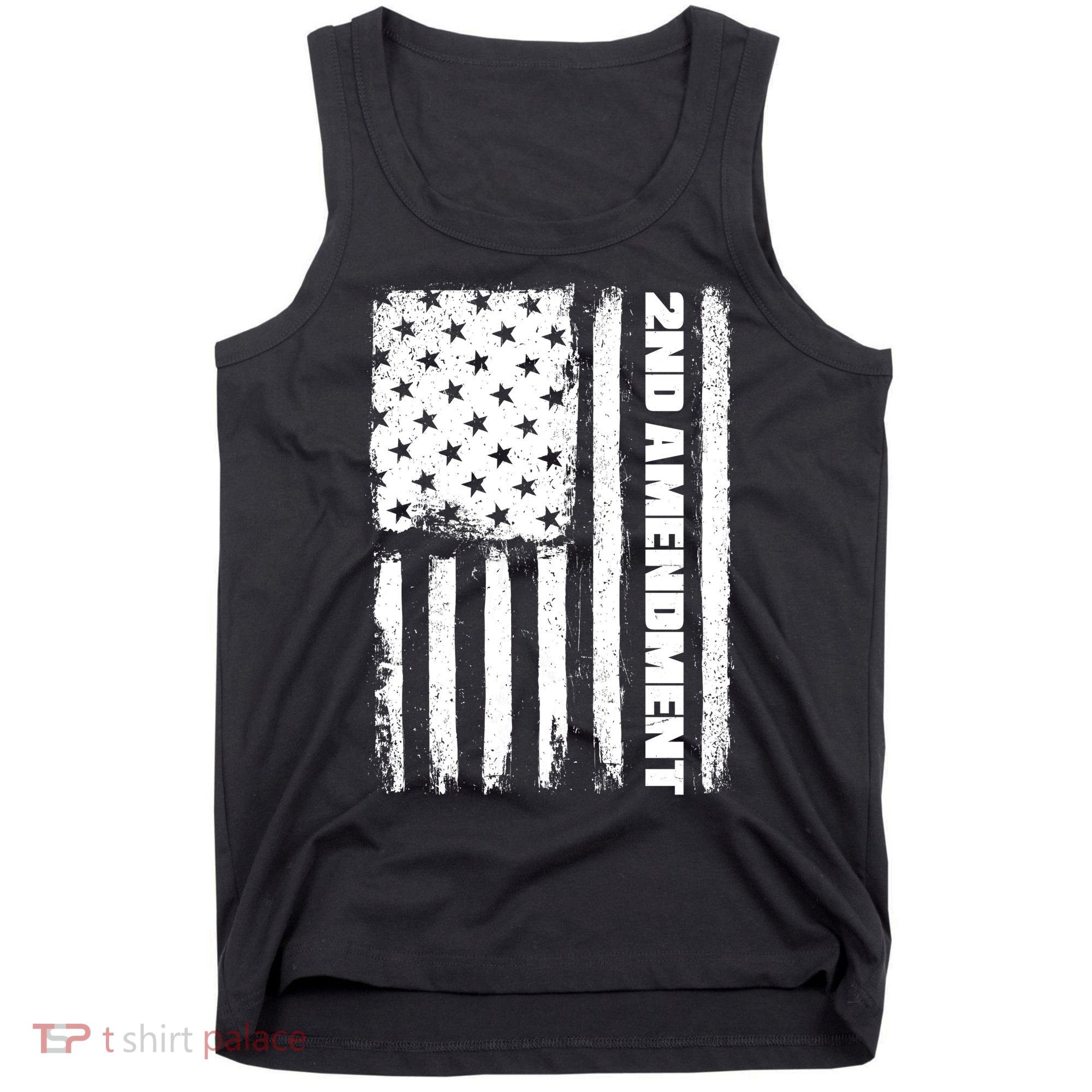 Pro 2nd Amendment American Flag Tank Top