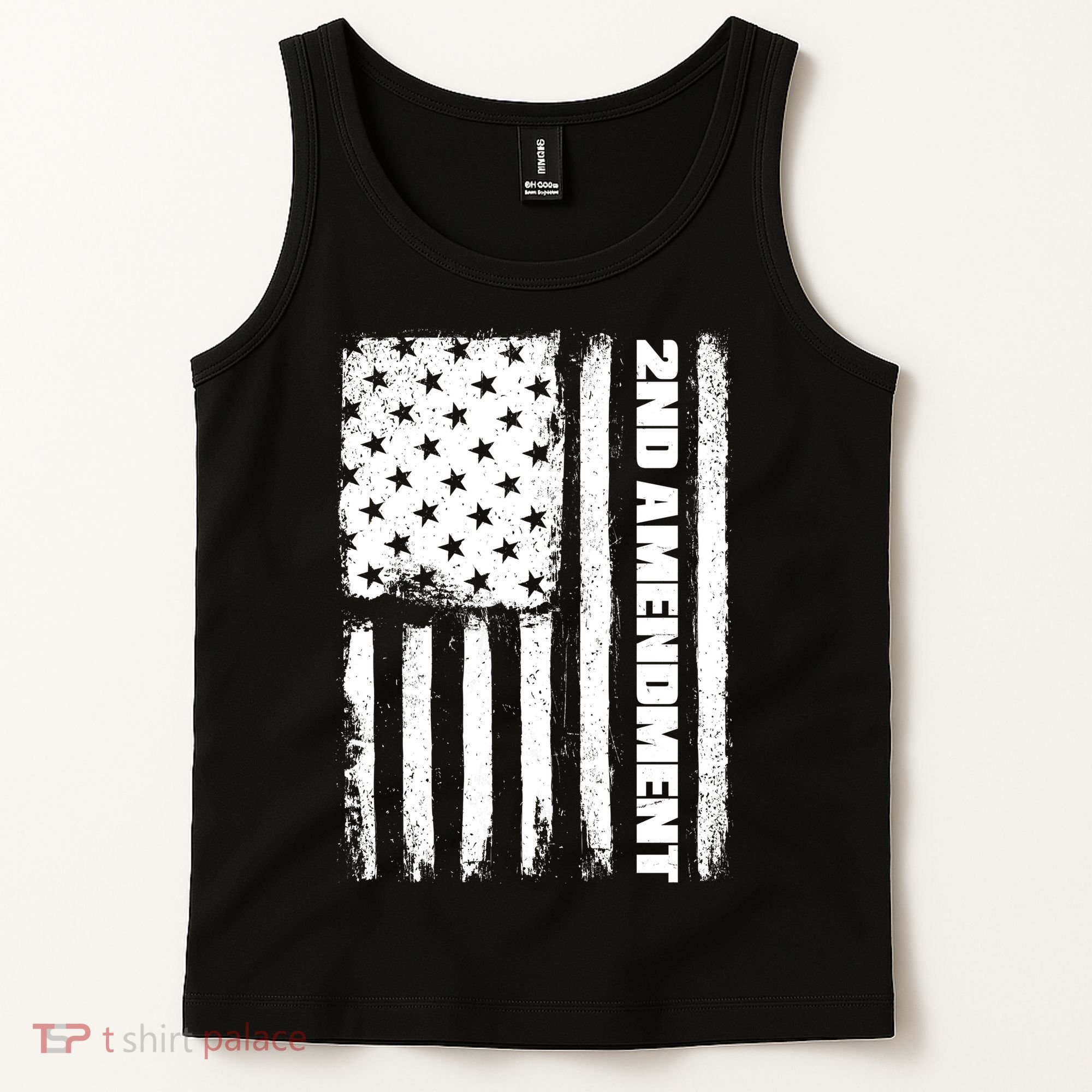 Pro 2nd Amendment American Flag Tank Top