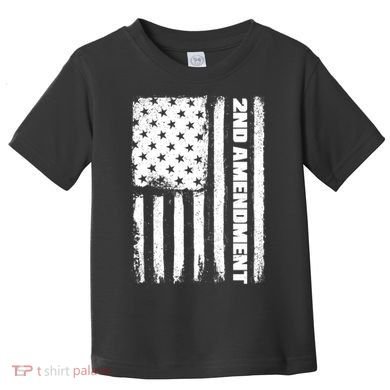 Pro 2nd Amendment American Flag Toddler T-Shirt