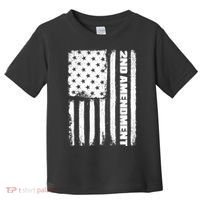 Pro 2nd Amendment American Flag Toddler T-Shirt thumb 0