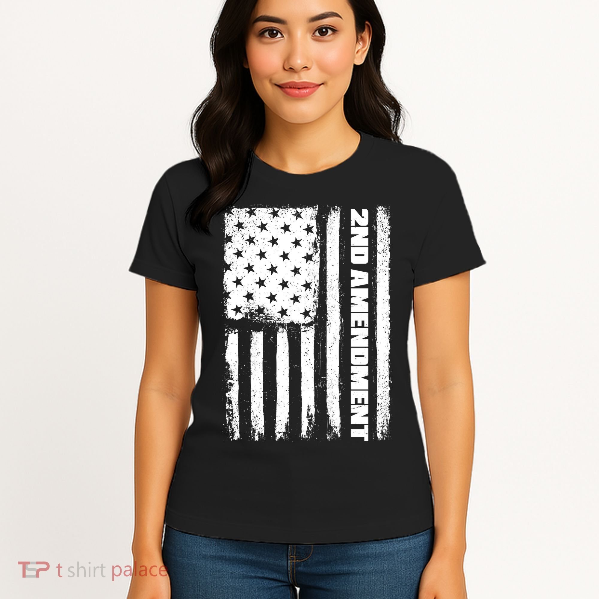 Pro 2nd Amendment American Flag Women's T-Shirt