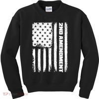 Pro 2nd Amendment American Flag Kids Sweatshirt thumb 0