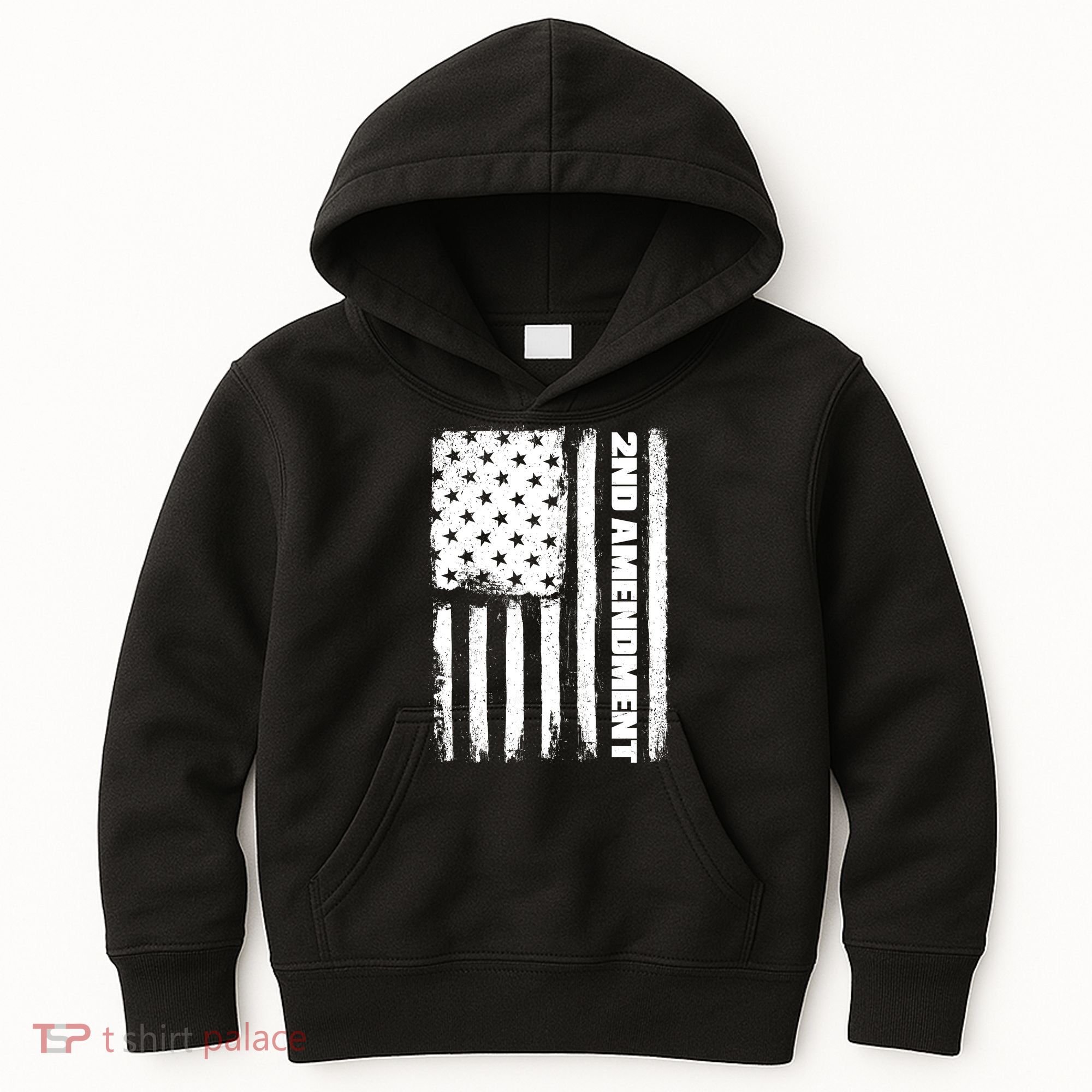 Pro 2nd Amendment American Flag Kids Hoodie