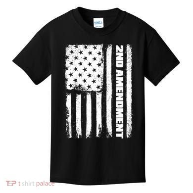Pro 2nd Amendment American Flag Kids T-Shirt
