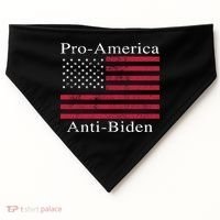 Pro-America Anti-Biden USA-Made Doggie Bandana thumb 0