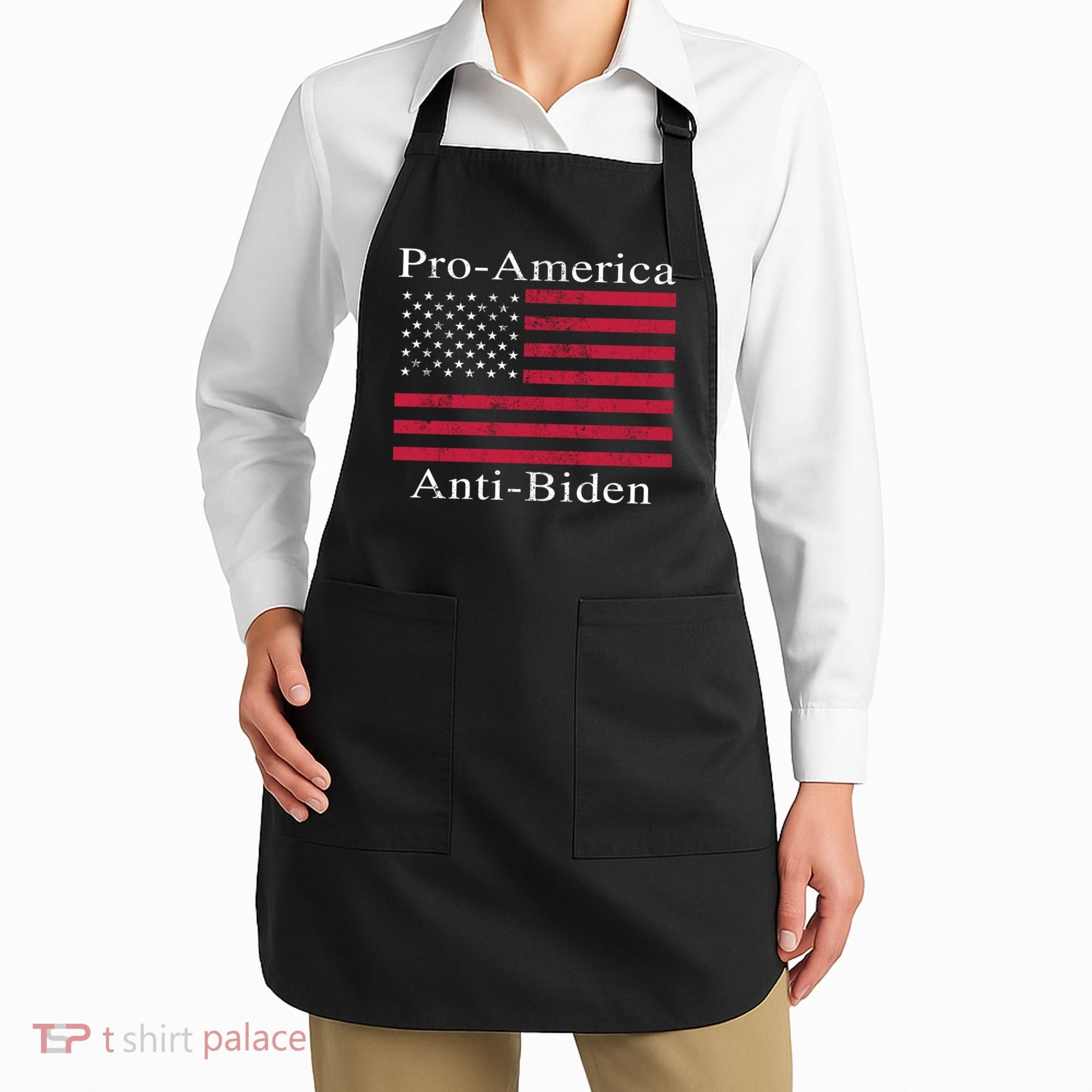 Pro-America Anti-Biden Apron