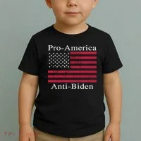 Pro-America Anti-Biden Toddler T-Shirt thumb 2
