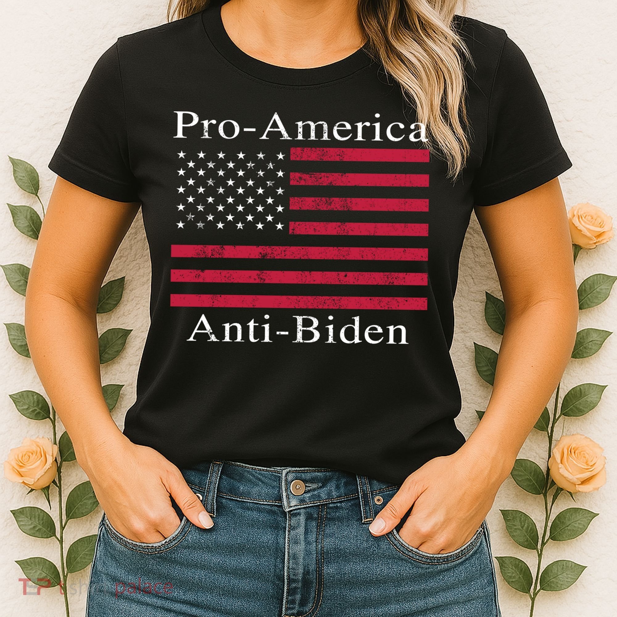 Pro-America Anti-Biden Women's T-Shirt