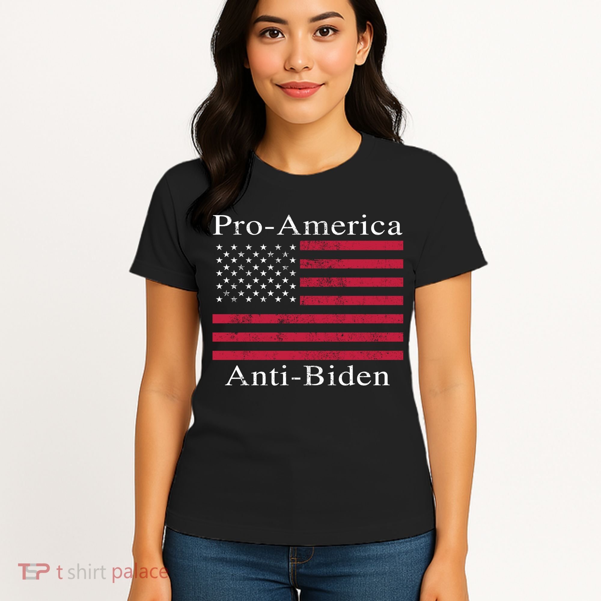 Pro-America Anti-Biden Women's T-Shirt