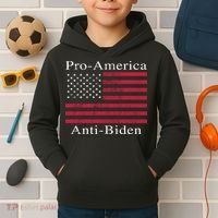 Pro-America Anti-Biden Kids Hoodie thumb 2