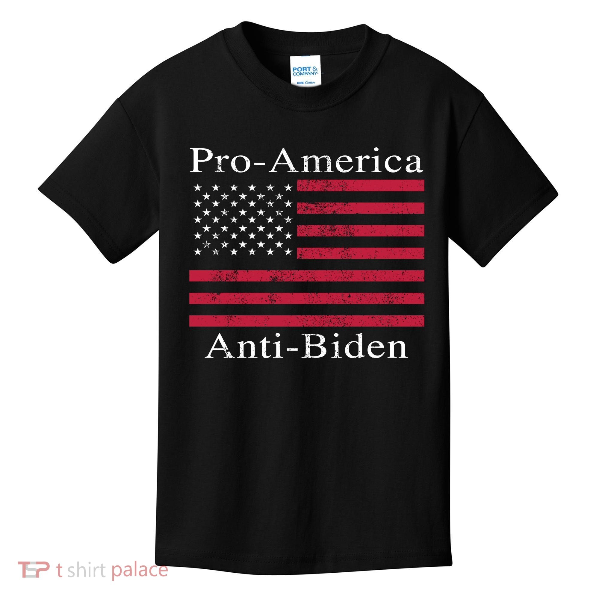 Pro-America Anti-Biden Kids T-Shirt