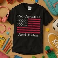 Pro-America Anti-Biden Kids T-Shirt thumb 3