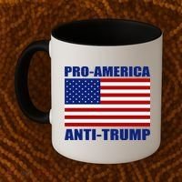 Pro America Anti Trump Coffee Mug thumb 2
