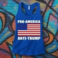 Pro America Anti Trump Women's Tank Top thumb 3