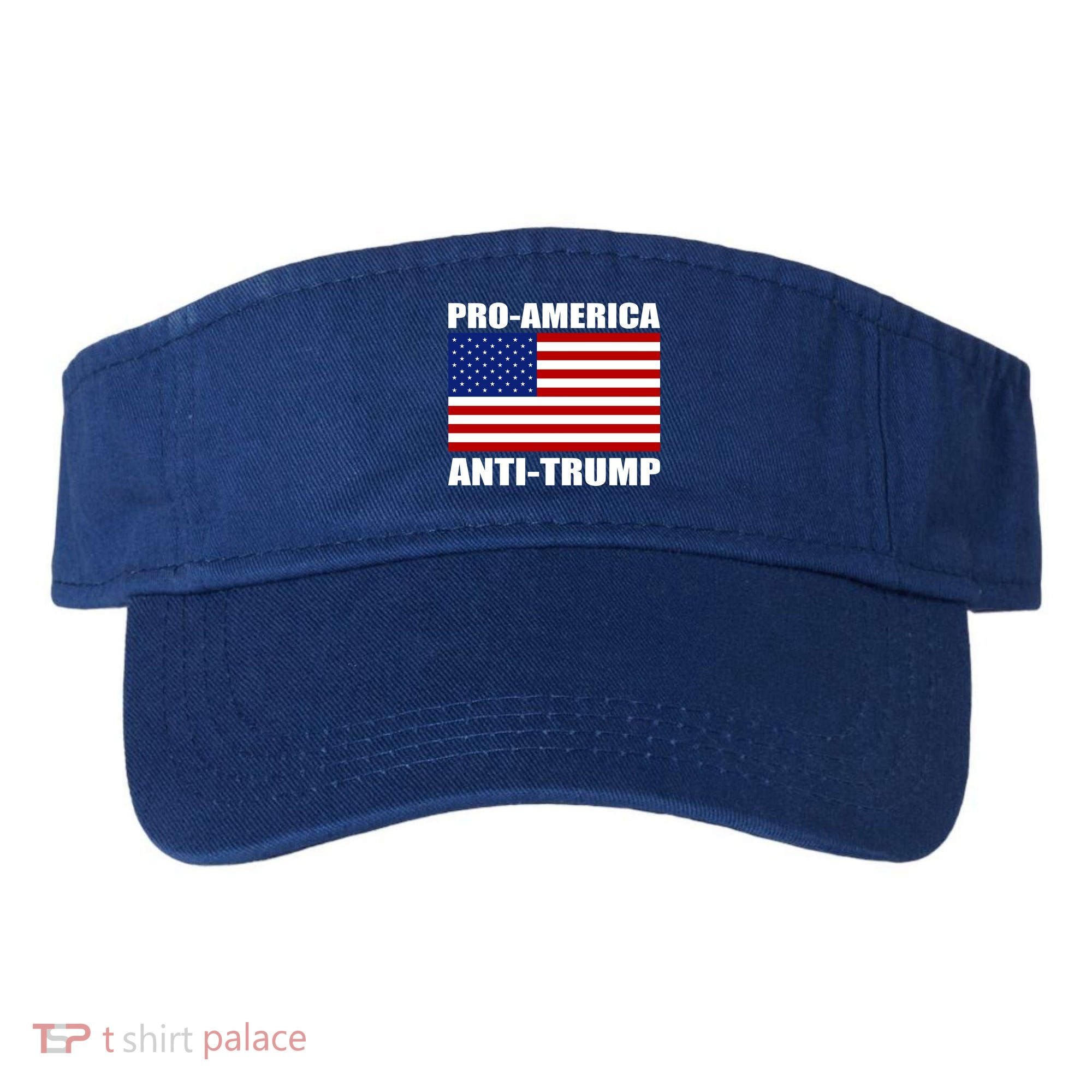 Pro America Anti Trump Visor