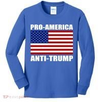 Pro America Anti Trump Kids Long Sleeve Shirt thumb 0