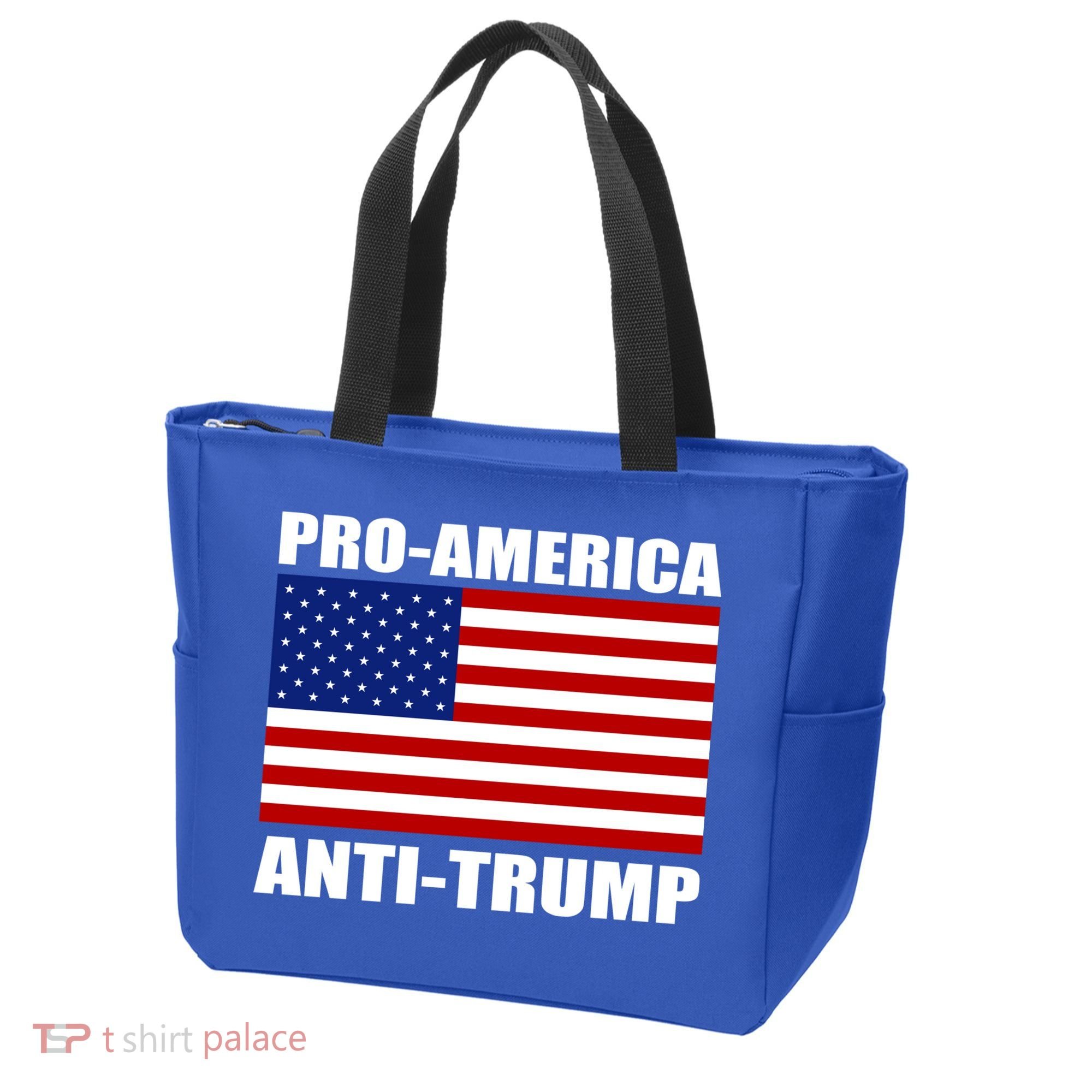 Pro America Anti Trump Tote Bag