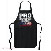 Pro Life God Gun And Trump Apron thumb 0