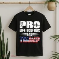 Pro Life God Gun And Trump T-Shirt thumb 2