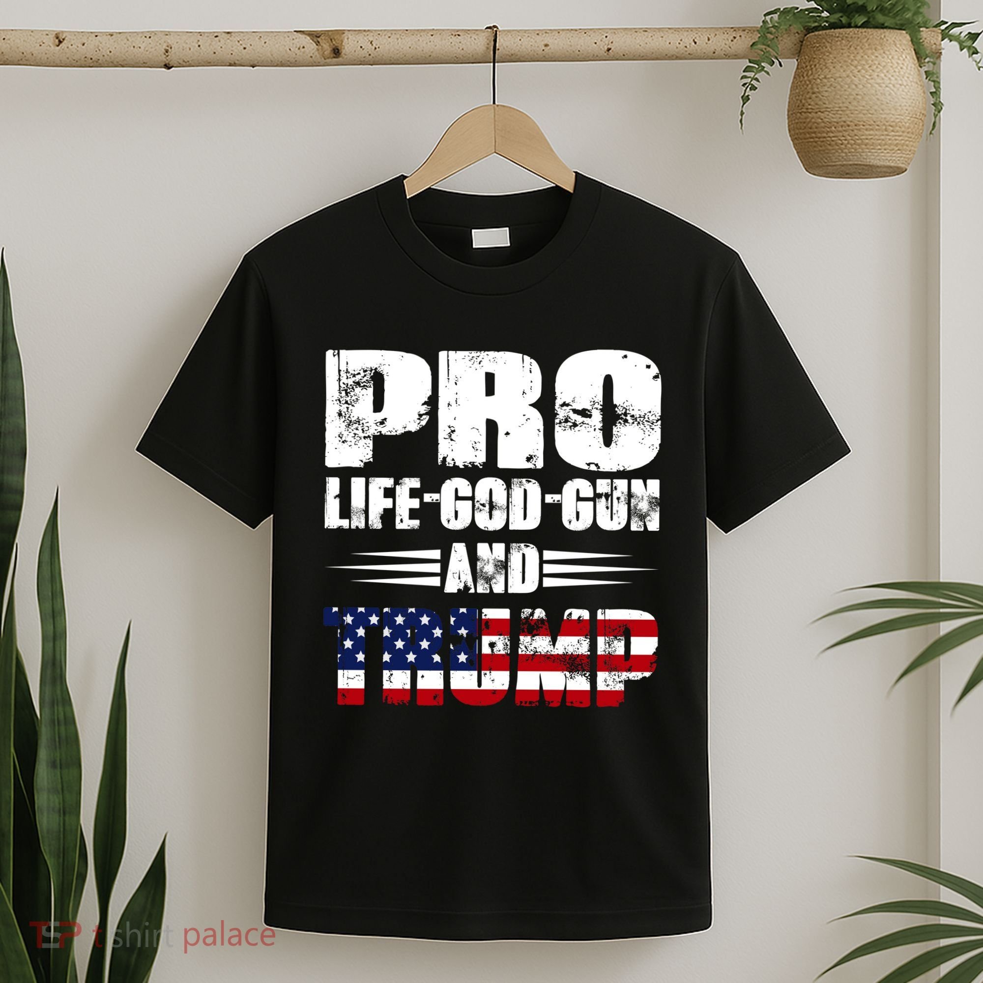 Pro Life God Gun And Trump T-Shirt