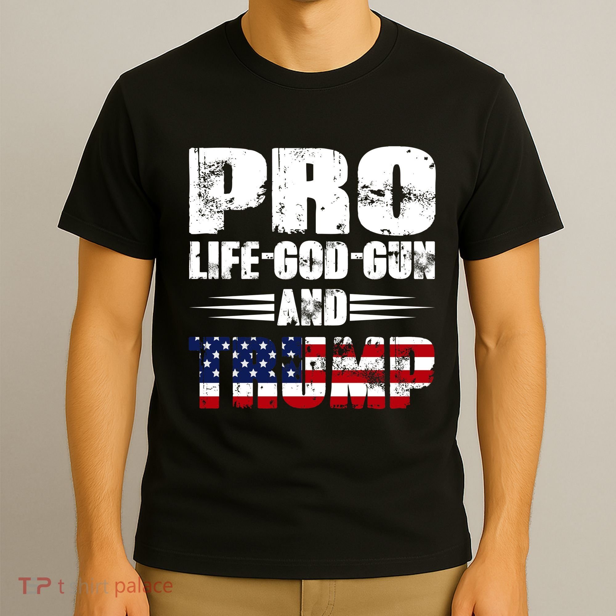 Pro Life God Gun And Trump T-Shirt