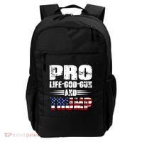 Pro Life God Gun And Trump Backpack thumb 0